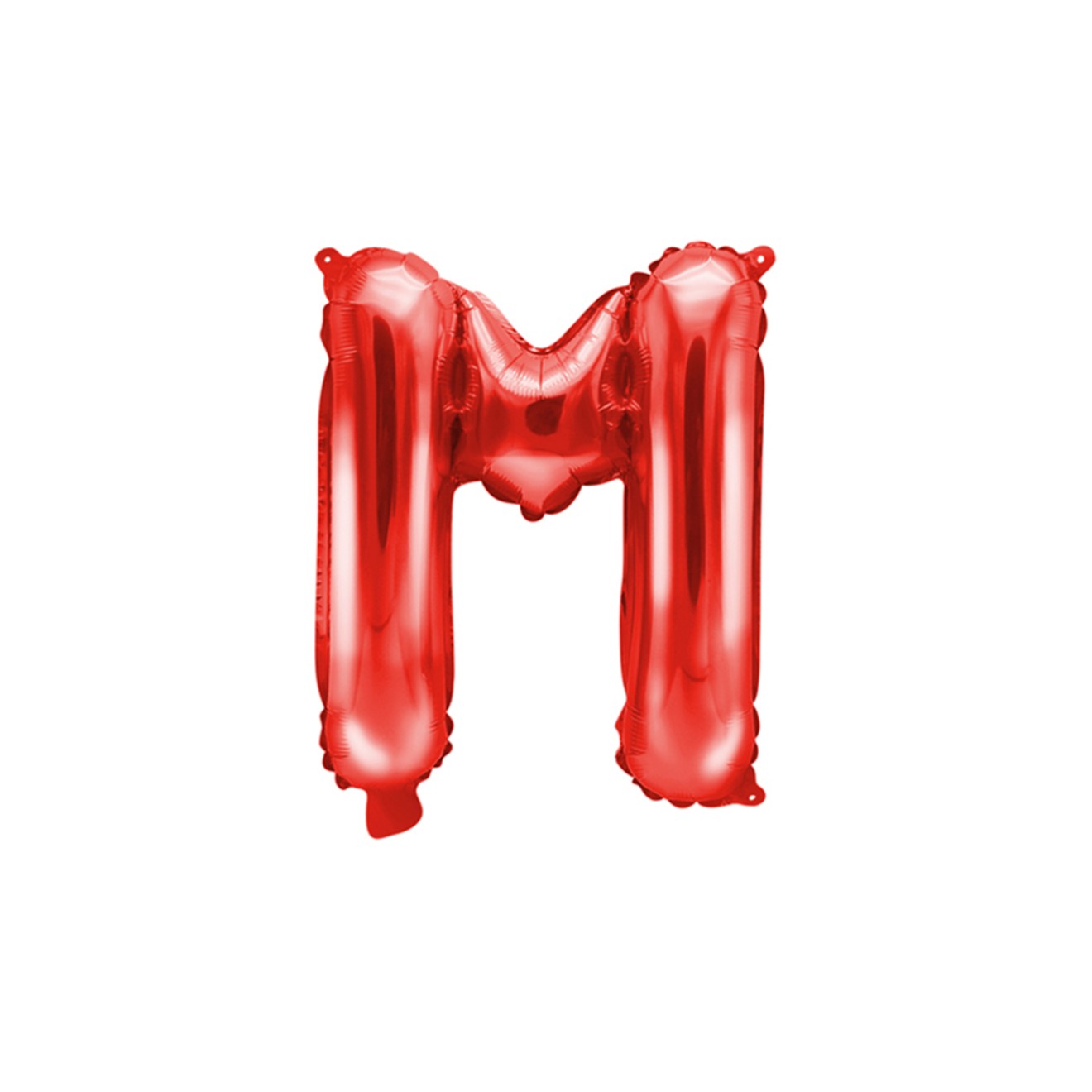 1 Ballon XS - Buchstabe M - Rot
