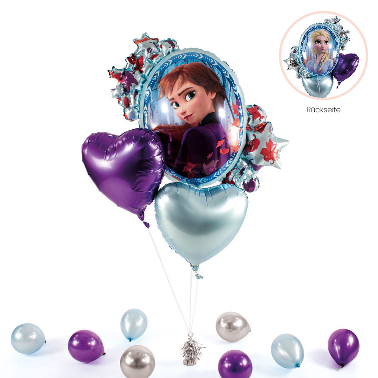 Heliumballon XXL in a Box - Frozen Anna & Elsa