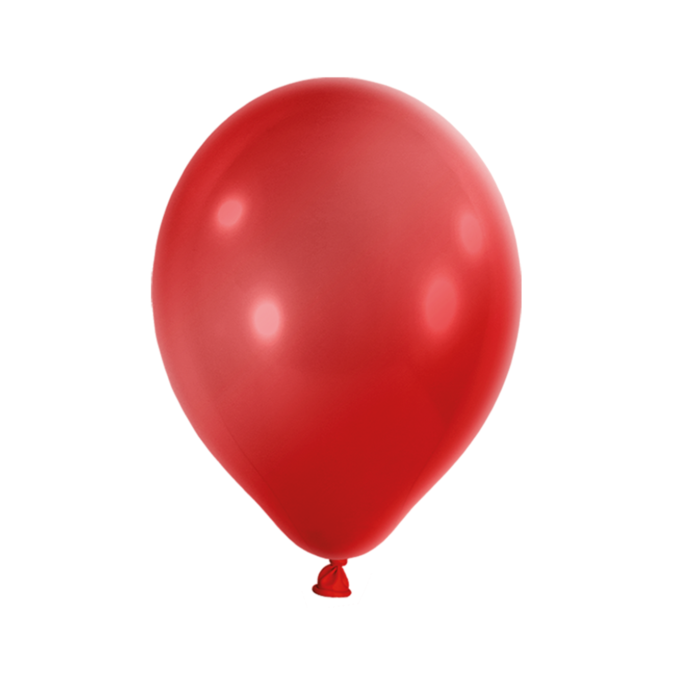 10 Luftballons - Ø 30cm - Metallic - Rot