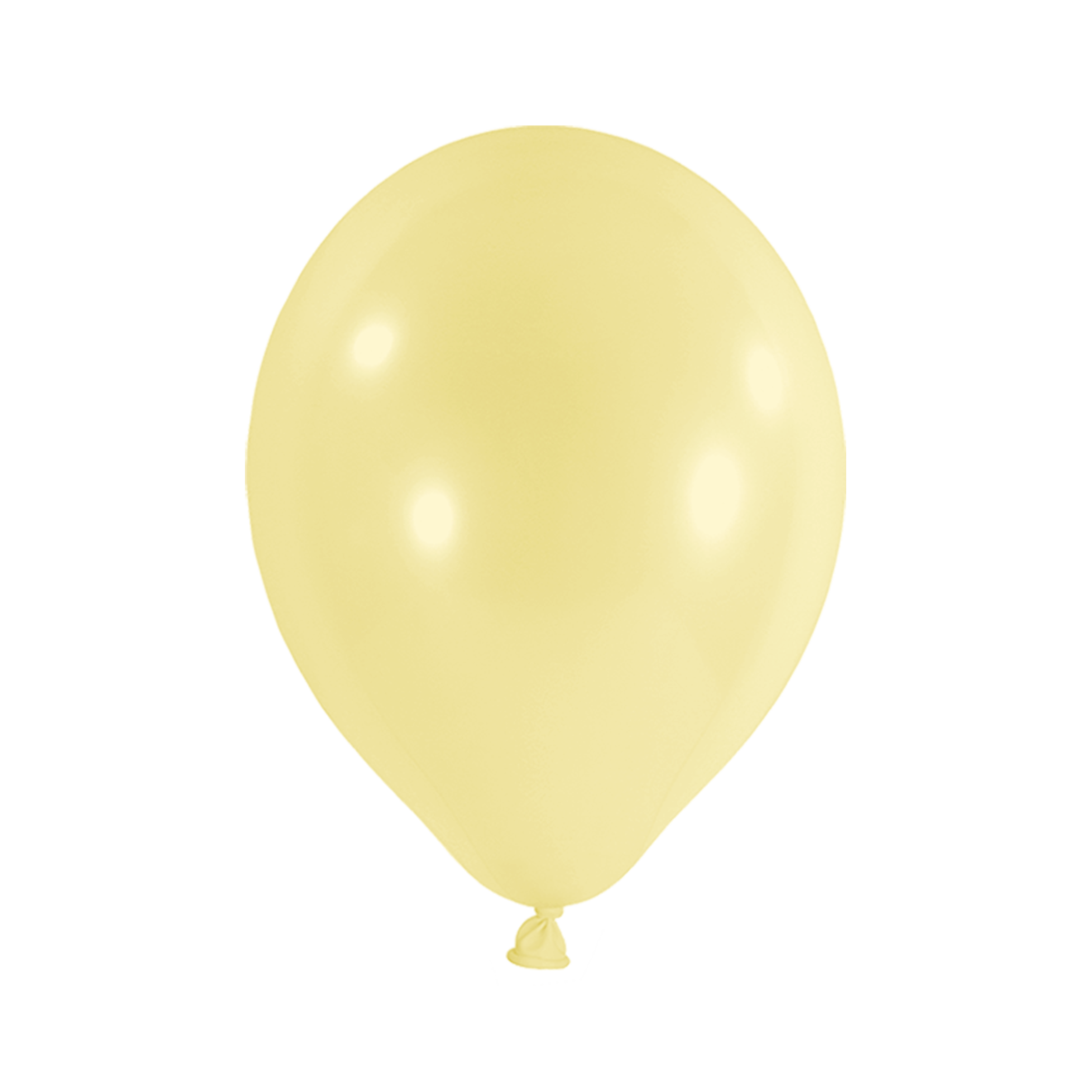 50 Luftballons - Ø 30cm - Pastell - Gelb