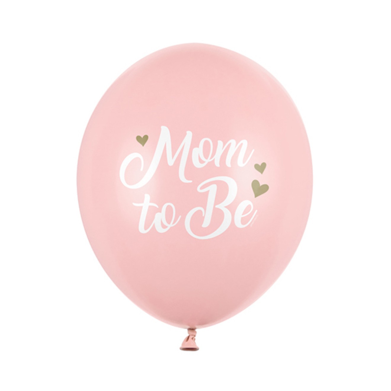 6 Motivballons - Ø 30cm - Mom to Be - Rosa