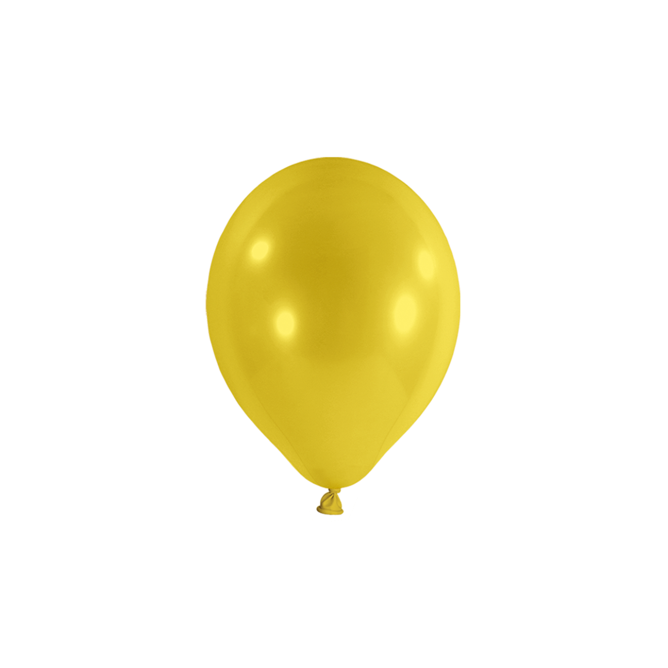 100 Miniballons - Ø 12cm - Gelb