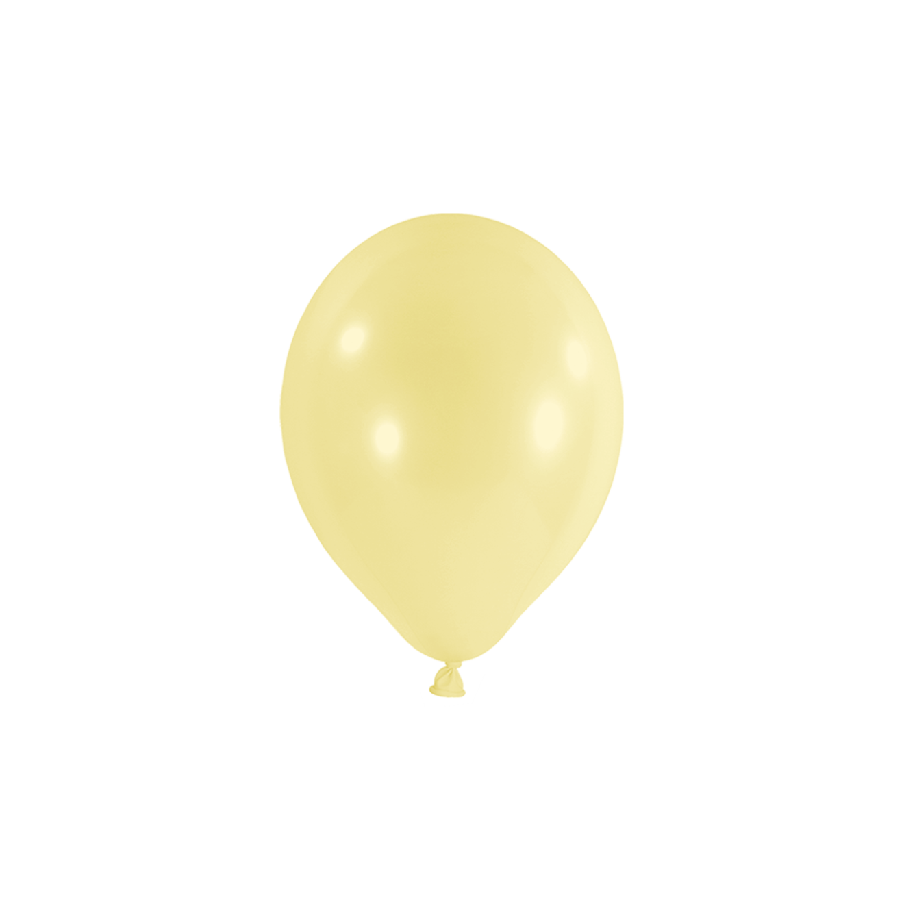 100 Miniballons - Ø 12cm - Pastell - Gelb
