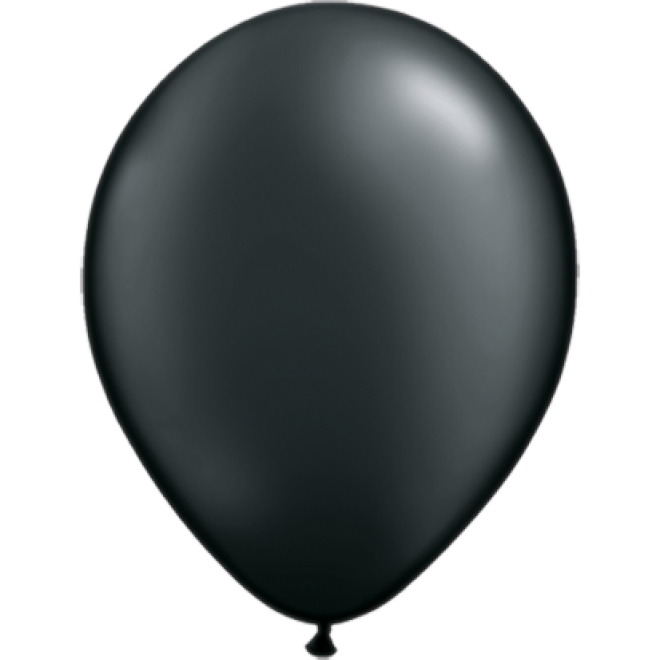 25 Luftballons metallic schwarz Luftballon Ballons EU Qualitätsware 