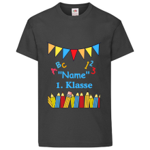 Kinder T-Shirt - "1. Klasse " - Freie Farbwahl