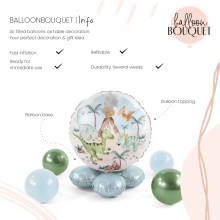 1 Balloon Bouquet - Dinosaur - UNI