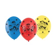 6 Motivballons - Ø 22,8cm - Paw Patrol