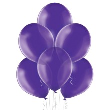 Luftballons Lila - Kristall (Durchsichtig)