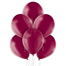 Luftballons Burgundy - Kristall (Durchsichtig)