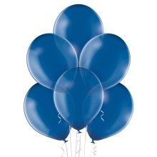 Luftballons Blau - Kristall (Durchsichtig)