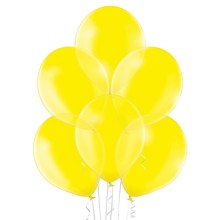 Luftballons Gelb - Kristall (Durchsichtig)