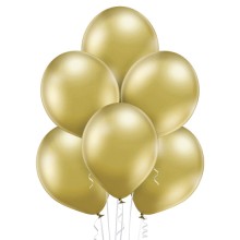 Luftballons Gold - Glossy (Chrome)