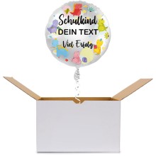 Folienballons Personalisiert - Schulkind Dinos - Viel Erfolg