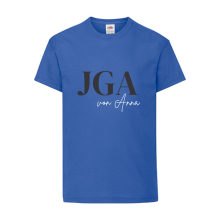 T-Shirt - "JGA personalisiert mit Namen" - Freie Farbauswahl