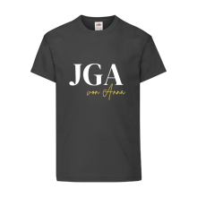 T-Shirt - "JGA personalisiert mit Namen" - Freie Farbauswahl