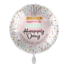Folienballons Geburtstag - Heute ist dein Tag Ø 45 cm