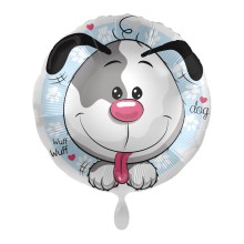 Folienballons - Welpe (Motiv 2) Ø 45 cm