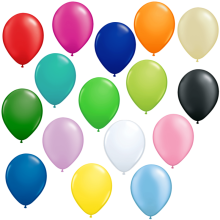 Luftballons Freie Farbauswahl Ø 25 cm