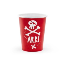 Partybecher Pirat - XL 6 Stück