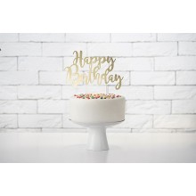Kuchendeko - Happy Birthday - Freie Farbwahl