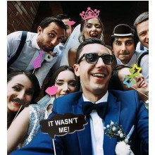 Hochzeitsparty Photo Booth (Foto Accessoires)