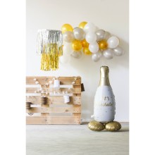 Folienballon Figur - Champagnerflasche Celebrate - 86 cm