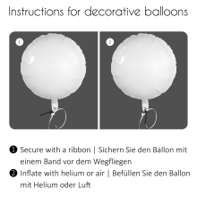 1 Balloon - Einhorn & Prinzessin - UNI
