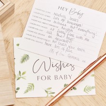 1 wishes for the baby advice card