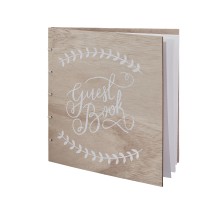 1 Guest Book - Wooden