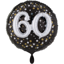 1 Balloon XXL - Sparkling Birthday 60