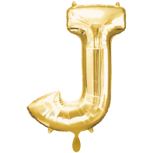 1 Balloon XXL - Buchstabe J - Gold