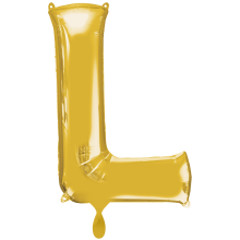 1 Balloon XXL - Buchstabe L - Gold