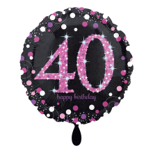 1 Balloon - Pink Celebration 40