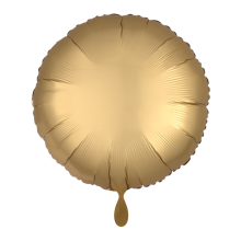 1 Balloon - Rund - Silk Lustre - Gold