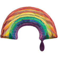 1 Balloon XXL - Iridescent Rainbow