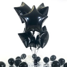 Heliumballon in a Box - Glossy - Jet Black