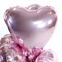 Heliumballon in a Box - Glossy - Blush Baby