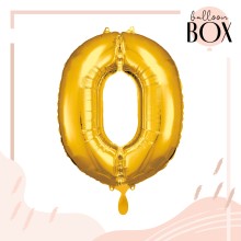 Heliumballon in a Box - Golden Zero