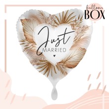 Heliumballon in a Box - Boho Dream Just Married