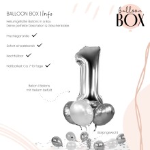 Heliumballon in a Box - Silver One