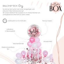 Balloha® Box mit Personalisierung - DIY Welcome to the Word, Baby Girl!
