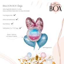 Personalisierter Ballon in a Box - BOY or GIRL