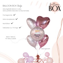 Heliumballon in a Box - Happy Day Cake