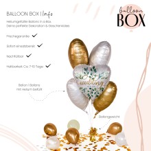 Heliumballon in a Box - Wedding