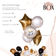 Heliumballon in a Box - Celebrate Birthday 25