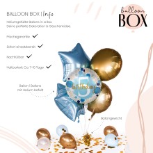 Heliumballon in a Box - Lucky Birthday FIVE
