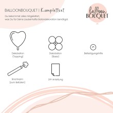 1 Balloon Bouquet - Celebrate Pastel - GER