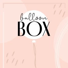 Heliumballon in a Box - Silver Sixty