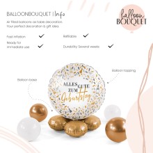 1 Balloon Bouquet - Hello Happy Birthday - GER