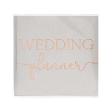 1 Wedding Planner - Fabric Wedding Planner with Bronze foiling